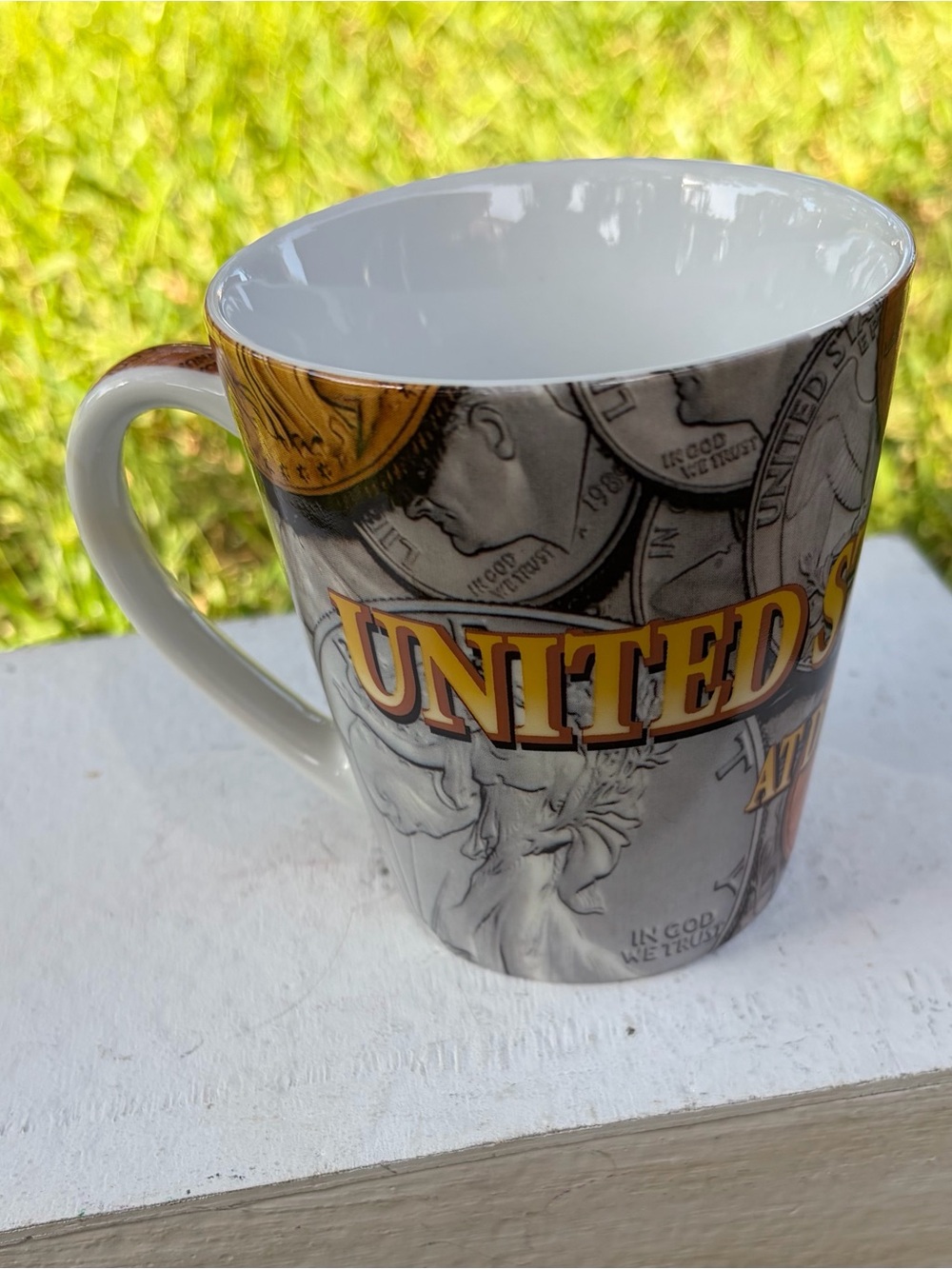 United States Mint Denver
Colorado Ceramic Coffee Cup Mug Coins Money Numismatic